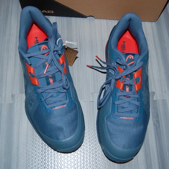Head Sprint Pro 3.5 Bluestone Orange Tennis Shoes Men's Size 11 New in Box - Picture 5 of 16